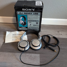 Fones de ouvido estéreo Sony MDR-V700 DJ dobrável giratório testado funcionando com caixa comprar usado  Enviando para Brazil