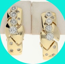 Natural diamond hoop for sale  East Meadow