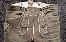 Hirschlederhose kniebund xxl gebraucht kaufen  München