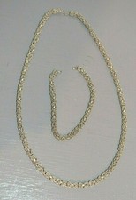 Chaine bracelet argent d'occasion  Pont-Évêque