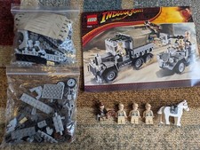 Lego Indiana Jones: Corrida pelo Tesouro Roubado (7622) 100% Instruções, Figos comprar usado  Enviando para Brazil