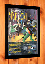 1994 The Adventures of Batman & Robin SNES Mega Drive pôster vintage anúncio emoldurado comprar usado  Enviando para Brazil