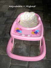 BONECA BEBÊ ANDADOR ROSA VINTAGE DÉCADA DE 1990 ROSA AJUSTÁVEL MUITO BOA LEITURA comprar usado  Enviando para Brazil