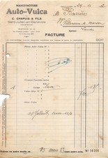 Facture 1932 manufacture d'occasion  France