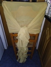 Chiffon chair hoods for sale  LINGFIELD