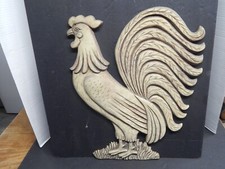 Placa de parede galo grande 18,5 x 15" decoração de parede rústica para casa de fazenda 4 libras. Alumínio, usado comprar usado  Enviando para Brazil