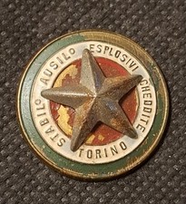 Distintivo operaio militarizza usato  Torino