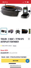 Toslon boat tf750 for sale  WIRRAL