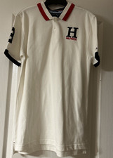 Camisa polo masculina manga curta branca infantil/juvenil Tommy Hilfiger tamanho XL nova sem etiquetas *, usado comprar usado  Enviando para Brazil
