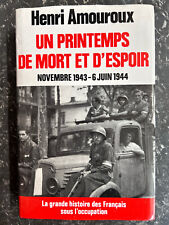 Henri amouroux printemps d'occasion  Sens
