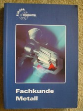 Fachkunde metall lehrbuch gebraucht kaufen  Potsdam