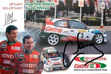 Carlos sainz autogrammkarte gebraucht kaufen  Leonberg