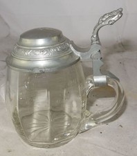 Antiker glas bierkrug gebraucht kaufen  Ostrach