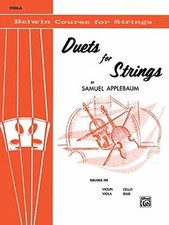 Duets for Strings, Bk 1: Viola - Paperback, by Applebaum Samuel - Very Good, usado comprar usado  Enviando para Brazil