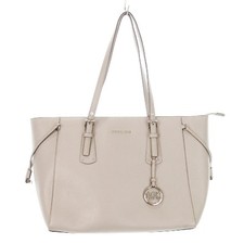 Bolsa tote Michael Kors bolsa de mão cinto de couro logotipo Mk charme cinza/Mn8 Gy01 feminina comprar usado  Enviando para Brazil