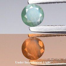 💎 Pedra preciosa verde natural redonda alexandrita 0,12 ct 3 mm - Rússia comprar usado  Enviando para Brazil