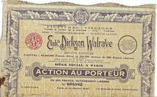 Shares titles no. d'occasion  Expédié en Belgium