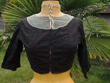 Antique black fabric d'occasion  Expédié en Belgium