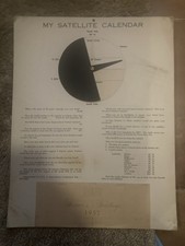 Satellite calendar 1957 for sale  Shrewsbury