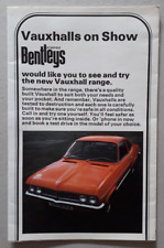 Vauxhall brochure 1971 for sale  BOURNE