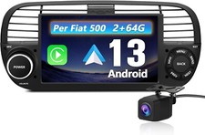 autoradio cinesi fiat 500 usato  Genzano di Roma