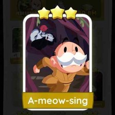 Adesivo A-meow-sing - MONOPOLY_GO_3 estrelas ⭐⭐⭐ | ENTREGA RÁPIDA, usado comprar usado  Enviando para Brazil