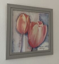 Tulpen modernes wandbild gebraucht kaufen  Hamm