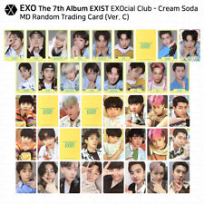 EXO 7º Álbum EXIST EXOcial Club Cream Soda MD Cartão de Troca Aleatório C Ver KPOP comprar usado  Enviando para Brazil