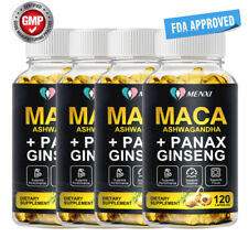 Cápsulas orgânicas de raiz de maca | 120 comprimidos | Extrato de maca peruana para homens e mulheres comprar usado  Enviando para Brazil