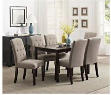 Cadeira de jantar estofada tufada Better Homes and Gardens Parsons, bege comprar usado  Enviando para Brazil