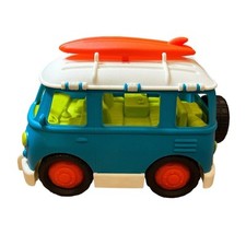 Just B Toys Happy Cruisers Camper Van Surf Battat Wonder Wheels VW Style Aqua comprar usado  Enviando para Brazil