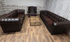 Chesterfield suite seater for sale  KNUTSFORD