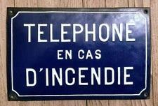 Rare plaque émaillée d'occasion  Cesson