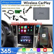Carplay sem fio e Android Auto para Infiniti Q50,Q60,QX50,Q70,QX60,FX50,FX35......, usado comprar usado  Enviando para Brazil