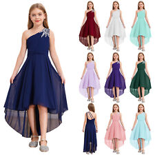 Vestido de formatura infantil feminino brilhante com miçangas um ombro casamento júnior dama de honra comprar usado  Enviando para Brazil