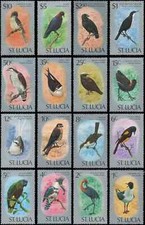 EDSROOM-19626 St Lucia 387-402 MNH 1976 pássaros completos CV$40,20 comprar usado  Enviando para Brazil