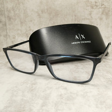 Armação de óculos azul transparente Armani Exchange com estojo - AX3027 8238 55-16-140 comprar usado Armação de óculos azul transparente Armani Exchange com estojo - AX3027 8238 55-16-140 comprar usado  Enviando para Brazil