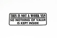Work van nothing for sale  NORTHAMPTON