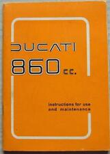 Ducati 860cc motorcycle for sale  LEICESTER