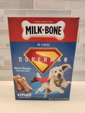 NOVO Biscoito de Osso de Leite para Cães Pequenos 24 Oz Superman 2025 Cripto Caixa Promocional Selada comprar usado  Enviando para Brazil