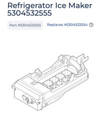 Máquina de gelo 5304532555 para geladeira Frigidaire FRSS26L3AF7 lado a lado I26 comprar usado  Enviando para Brazil