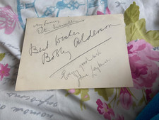 Unknown autographs signed for sale  SUNDERLAND