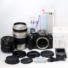 Kit de zoom duplo Canon EOS Kiss X2 35-70mm 70-300mm com cartão SD, usado comprar usado Kit de zoom duplo Canon EOS Kiss X2 35-70mm 70-300mm com cartão SD, usado comprar usado  Enviando para Brazil