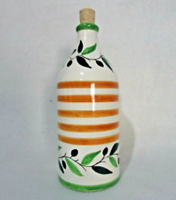 Bottiglia ceramica decorativa usato  Benevento