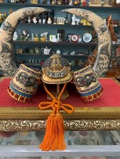Usado, Capacete dragão samurai japonês para exibição (suporte não incluído) comprar usado  Enviando para Brazil