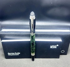 Caneta esferográfica Montblanc Starwalker rolo corpo preto e mármore verde tinta preta comprar usado  Enviando para Brazil