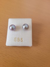 Perlenohrstecker 585 tahitizuc gebraucht kaufen  Speyer