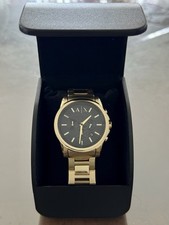 Armani chronograph gold for sale  Merrillville