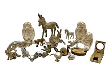 Pewter crystal animal for sale  WELWYN GARDEN CITY