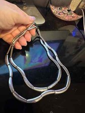 Collana acciaio donna usato  Genova